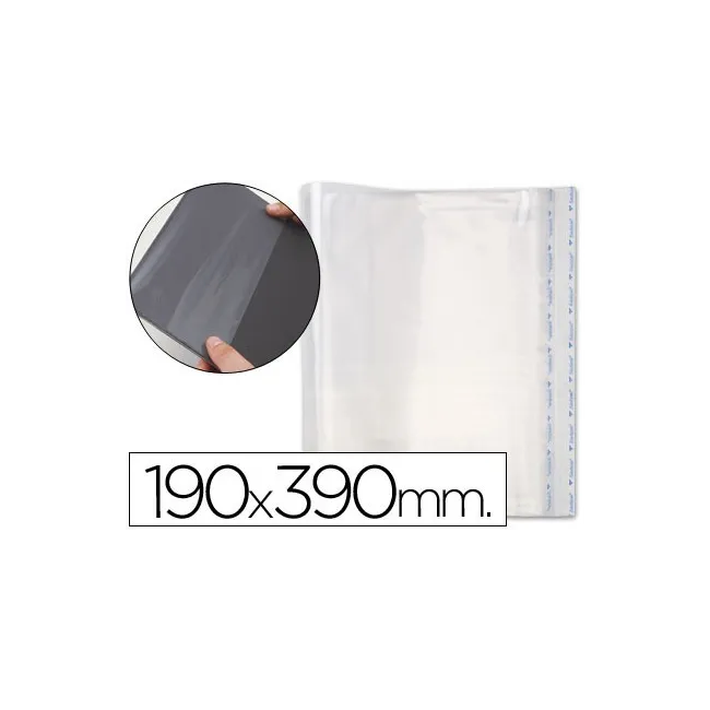 FORRALIBRO PP AJUSTABLE ADHESIVO 190X390MM -BLISTER