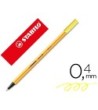 ROTULADOR STABILO PUNTA DE FIBRA POINT 88 AMARILLO NEON