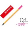 ROTULADOR STABILO PUNTA DE FIBRA POINT 88 ROSA 0,4 MM