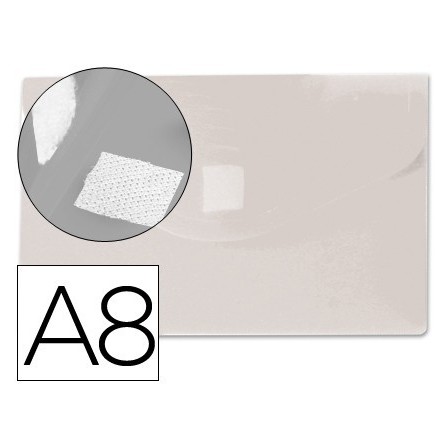 CARPETA LIDERPAPEL DOSSIER BROCHE POLIPROPILENO DIN A8 INCOLORA CON...