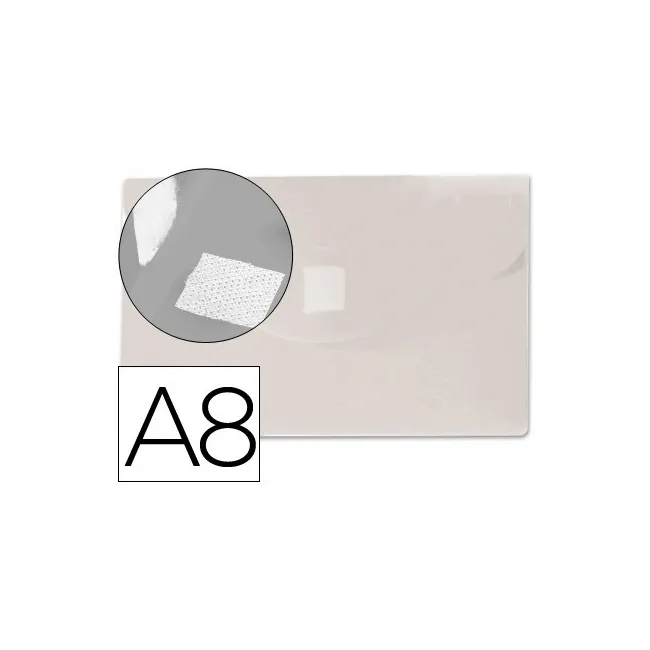 CARPETA LIDERPAPEL DOSSIER BROCHE POLIPROPILENO DIN A8 INCOLORA CON...