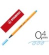 ROTULADOR STABILO PUNTA DE FIBRA POINT 88 AZUL CLARO 0,4 MM