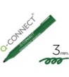ROTULADOR Q-CONNECT MARCADOR PERMANENTE VERDE PUNTA REDONDA 3.0 MM
