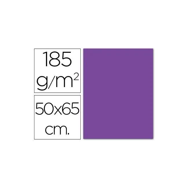 CARTULINA GUARRO VIOLETA -50X65 CM -185 GR