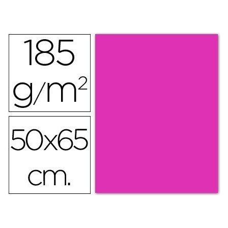 CARTULINA GUARRO FUCSIA -50X65 CM -185 GR