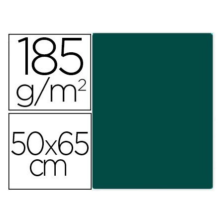 CARTULINA GUARRO VERDE SAFARI 50X65 CM 185 GR