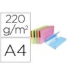 SUBCARPETA CARTULINA LUSTRADA CON BOLSA EXACOMPTA DIN A4 COLORES SU...