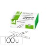 CLIPS ZINC Q-CONNECT N 1 LABIADOS 20 MM CAJA DE 100 UNIDADES