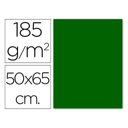 CARTULINA GUARRO VERDE BILLAR -50X65 CM -185 GR