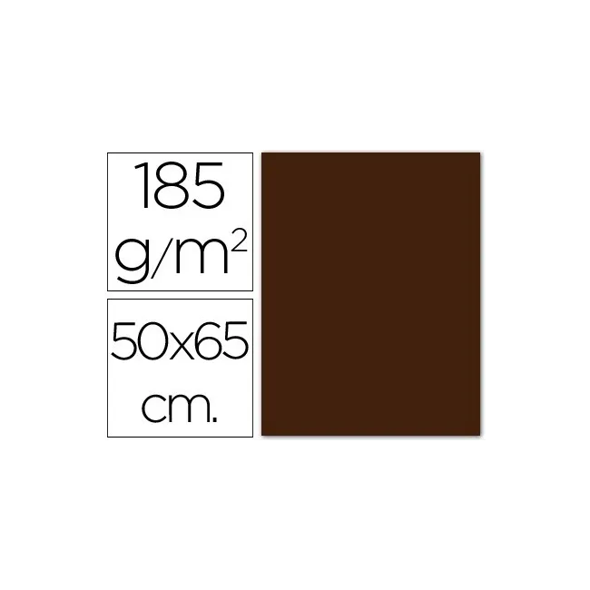 CARTULINA GUARRO MARRON/CHOCOL-50X65 CM -185 GR