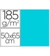 CARTULINA GUARRO AZUL CARIBE 50X65 CM 185 GR
