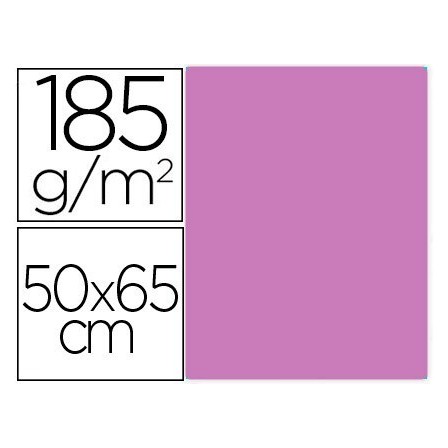 CARTULINA GUARRO MALVA 50X65 CM 185 GR