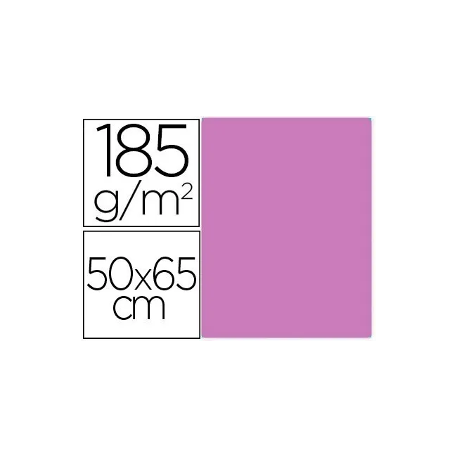 CARTULINA GUARRO MALVA 50X65 CM 185 GR