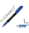 ROTULADOR Q-CONNECT PARA CD/DVD PUNTA FIBRA PERMANENTE AZUL PUNTA R...