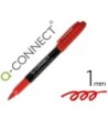 ROTULADOR Q-CONNECT PARA CD/DVD PUNTA FIBRA PERMANENTE ROJO PUNTA R...