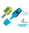 ROTULADOR LIDERPAPEL MINI FLUORESCENTE AZUL