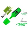 ROTULADOR LIDERPAPEL MINI FLUORESCENTE VERDE