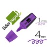 ROTULADOR LIDERPAPEL MINI FLUORESCENTE VIOLETA