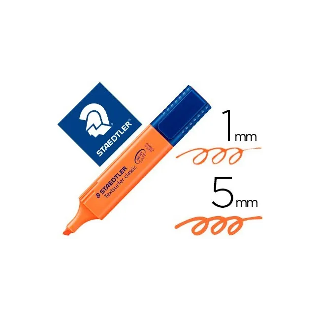 ROTULADOR STAEDTLER TEXTSURFER CLASSIC 364 FLUORESCENTE NARANJA