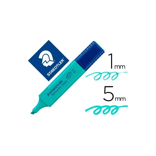 ROTULADOR STAEDTLER TEXTSURFER CLASSIC 364 FLUORESCENTE TURQUESA