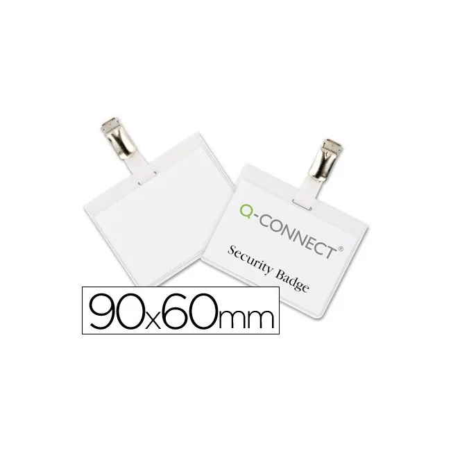 IDENTIFICADOR CON PINZA Q-CONNECT KF01562 60X90 MM -CERRADA