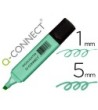 ROTULADOR Q-CONNECT FLUORESCENTE PASTEL AZUL PUNTA BISELADA