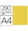 50 SUBCARPETAS CARTULINA CON BOLSA EXACOMPTA DIN A4 AMARILLO 290 GR