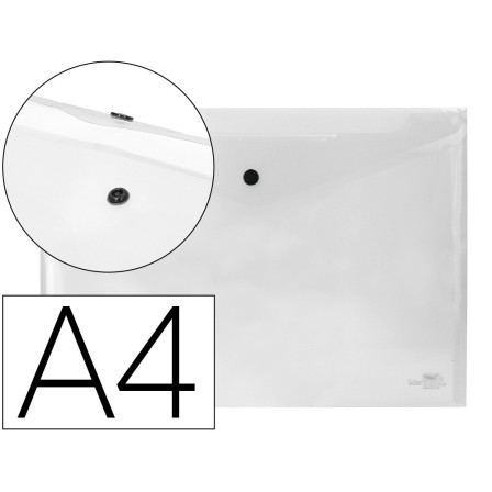CARPETA LIDERPAPEL DOSSIER BROCHE 34044 POLIPROPILENO DIN A4 INCOLO...
