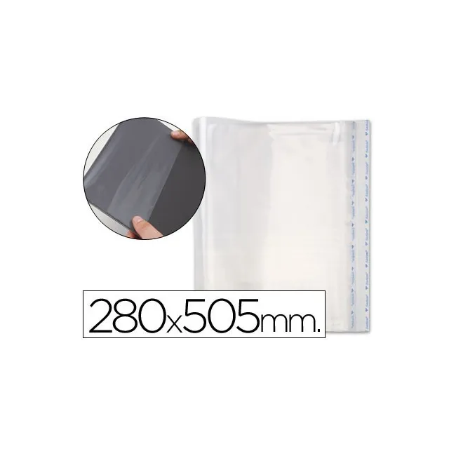 FORRALIBRO PP AJUSTABLE ADHESIVO 280X505 MM