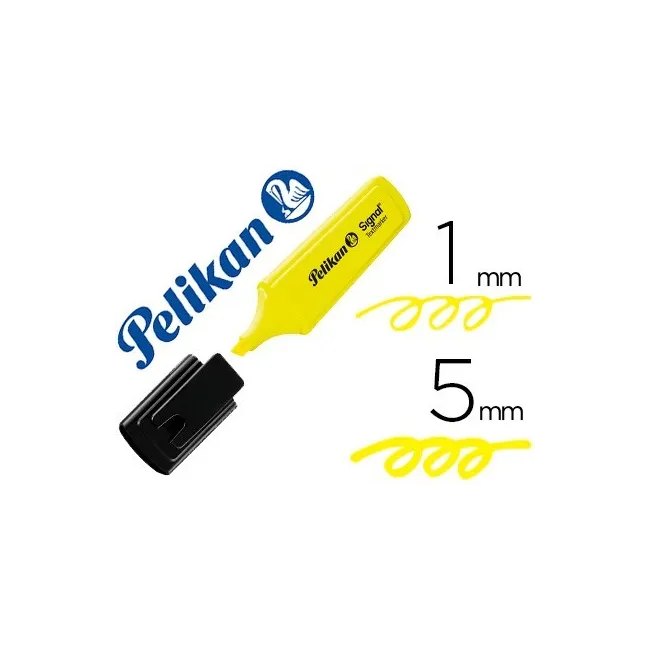 ROTULADOR PELIKAN FLUORESCENTE TEXTMARKER SIGNAL AMARILLO