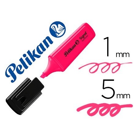 ROTULADOR PELIKAN FLUORESCENTE TEXTMARKER SIGNAL ROSA
