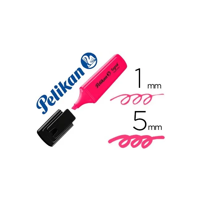 ROTULADOR PELIKAN FLUORESCENTE TEXTMARKER SIGNAL ROSA