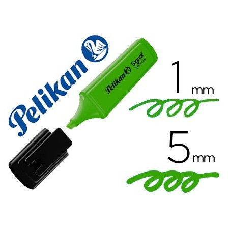 ROTULADOR PELIKAN FLUORESCENTE TEXTMARKER SIGNAL VERDE