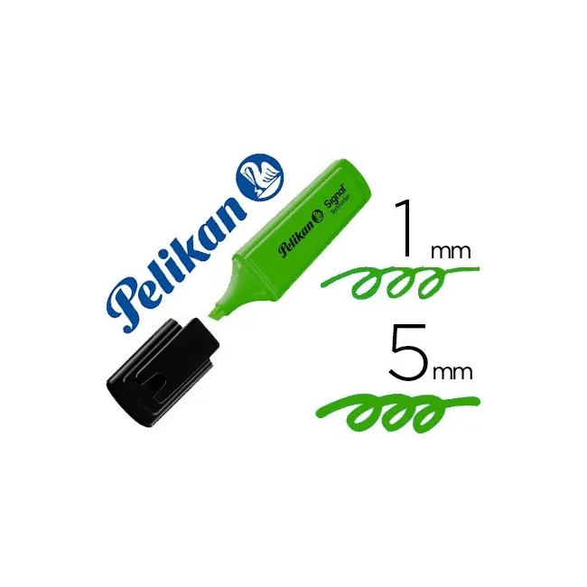 ROTULADOR PELIKAN FLUORESCENTE TEXTMARKER SIGNAL VERDE