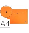 CARPETA LIDERPAPEL DOSSIER BROCHE POLIPROPILENO DIN A4 NARANJA FLUO...