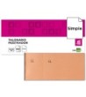 TALONARIO LIDERPAPEL MOSTRADOR 60X145 MM TL04 NARANJA CON MATRIZ