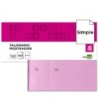 TALONARIO LIDERPAPEL MOSTRADOR 60X145 MM TL05 ROSA CON MATRIZ