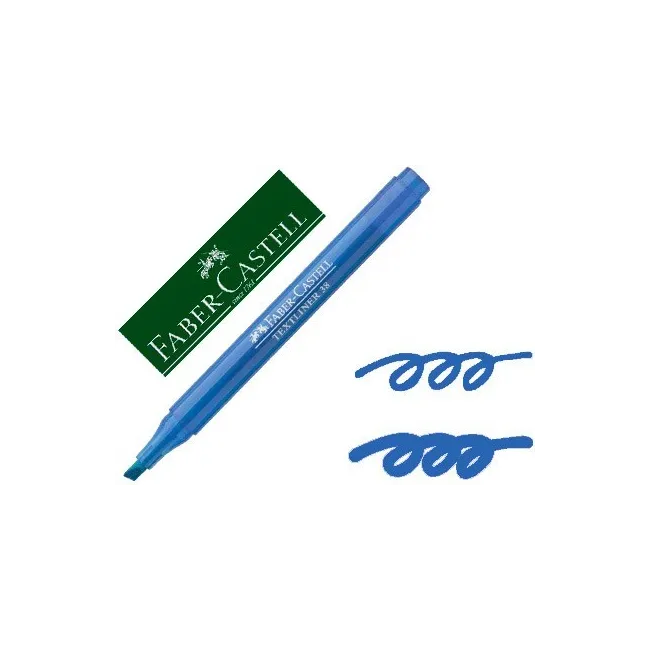 ROTULADOR FABER CASTELL FLUORESCENTE TEXTLINER 38 AZUL