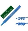 ROTULADOR FABER CASTELL FLUORESCENTE TEXTLINER 38 AZUL