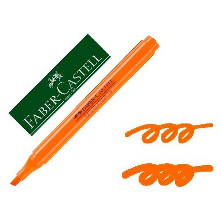 ROTULADOR FABER CASTELL FLUORESCENTE TEXTLINER 38 NARANJA