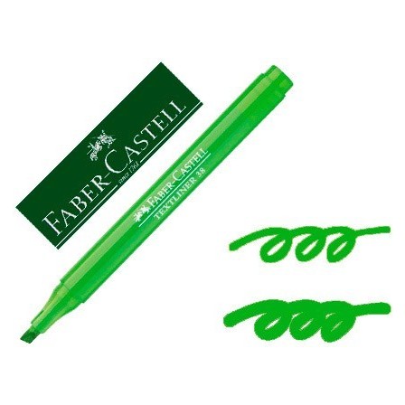 ROTULADOR FABER CASTELL FLUORESCENTE TEXTLINER 38 VERDE
