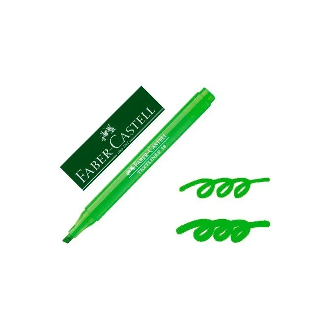 ROTULADOR FABER CASTELL FLUORESCENTE TEXTLINER 38 VERDE