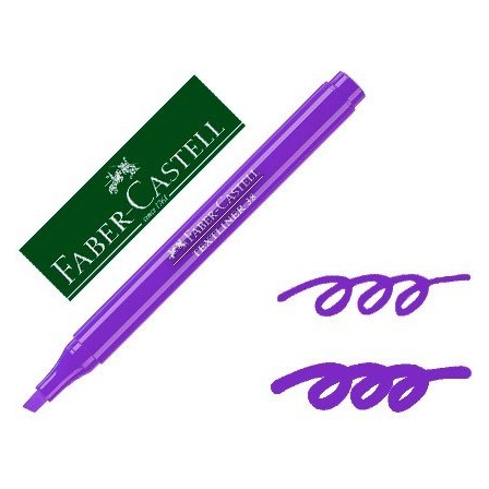 ROTULADOR FABER CASTELL FLUORESCENTE TEXTLINER 38 VIOLETA