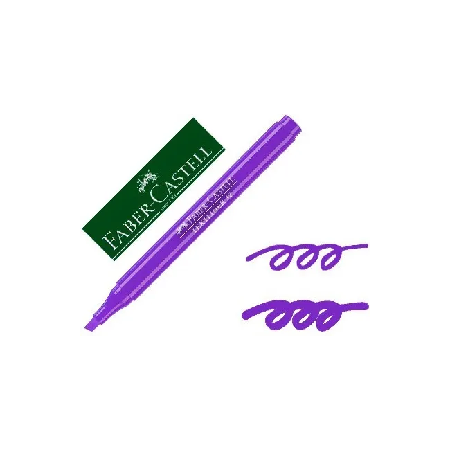 ROTULADOR FABER CASTELL FLUORESCENTE TEXTLINER 38 VIOLETA