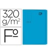 SUBCARPETA CARTULINA GIO FOLIOPOCKET AZUL CON BOLSA Y SOLAPA