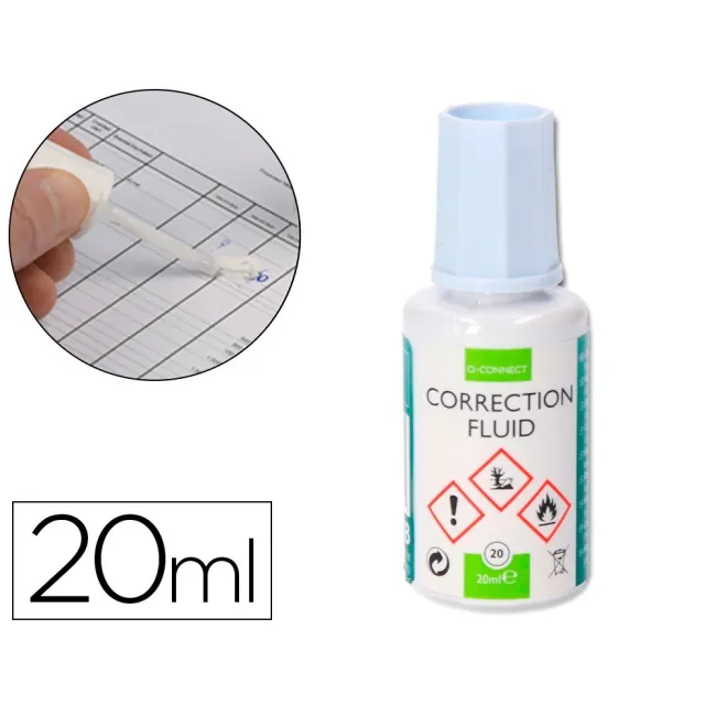 CORRECTOR Q-CONNECT FRASCO 20ML