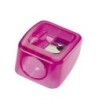 SACAPUNTAS MOR PLASTICO PARA CERAS GRUESAS DE 17MM 1 USO COLORES SU...
