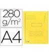 SUBCARPETA CARTULINA RECICLADA EXACOMPTA A4 AMARILLO 280G/M2 CON 2 ...
