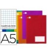 LIBRETA LIDERPAPEL WRITE A5 16 HOJAS 60G/M2CUADRO 6MM CON MARGEN
