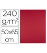 CARTULINA LIDERPAPEL 50X65 CM 240G/M2 ROJO NAVIDAD